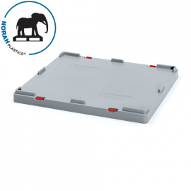 Deksel met sluithendels, Bag In Box container, 1000 liter, NORAH Plastics