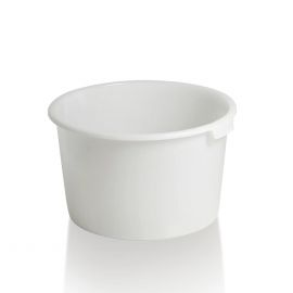 Kuip 65 liter, wit voor verwerking van levensmiddelen, HDPE, NORAH Plastics
