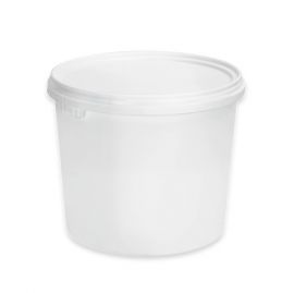 Kunststof emmers, 2,5-liter, Wit, FOOD-GRADE, NORAH-Plastics