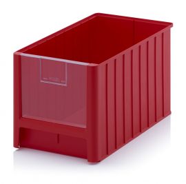 Magazijnbak 50x31x30cm, inhoud 38,2 liter met insteek zichtvenster