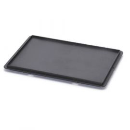 Vlakke ESD deksel voor stapelbakken 30x20cm