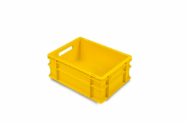 Stapelbox 40x30x17cm, inhoud 15 liter, geel, NORAH Plastics