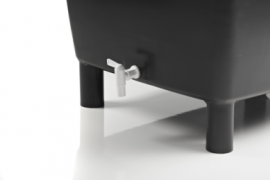 Tapkraan voor universele containers en grootvolume bakken, NORAH Plastics