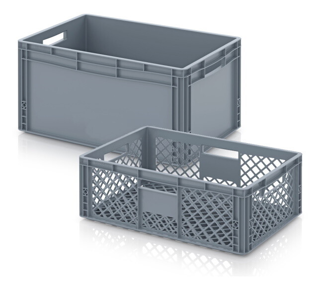 Kunststof bakken en plastic kratten