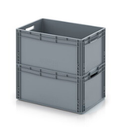 Kunststof stapelbakken - klassieke uitvoering